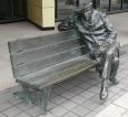man on bench